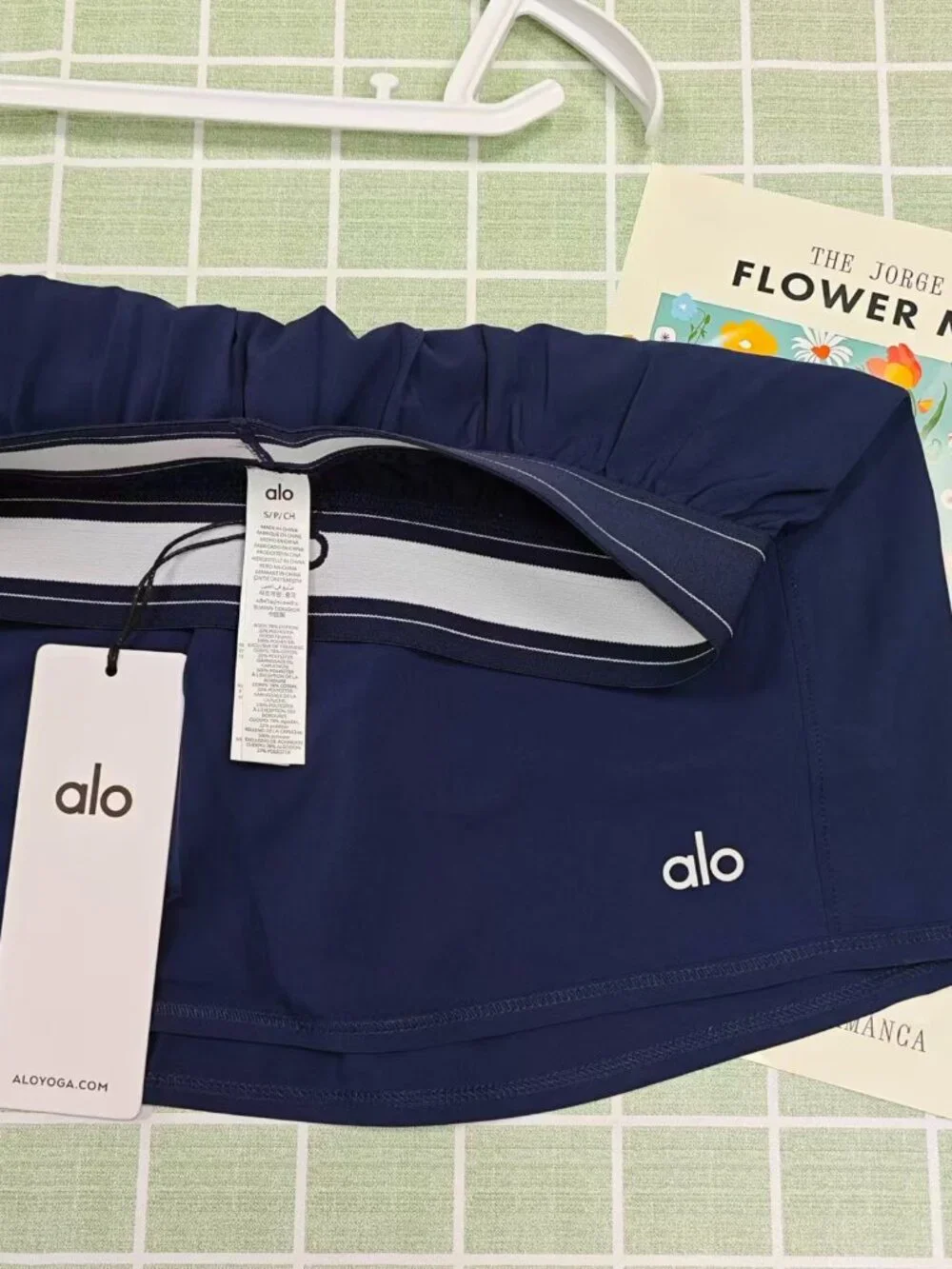 🍀Alo Yoga Match Point Tennis Skirt in Navy Blue 🏌️‍♀️ Brand New